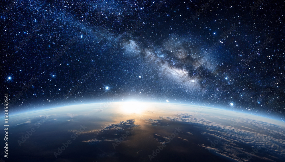 Fototapeta premium space background with stars