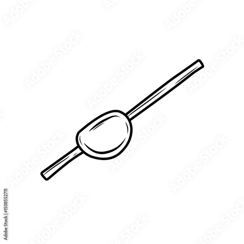 pirate eye patch sketch illustration