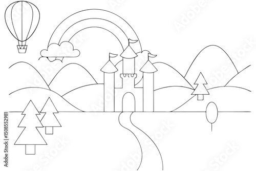 Abstract Vector Design with Geometric Shapes and Colorful Elements Featuring a Blend of CMYK Colors Grayscale Tones and Helvetica Courier Fonts for Modern Visuals