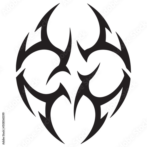 The Bloodline Tribal Tattoo Vector Graphic for Apparel and Merch