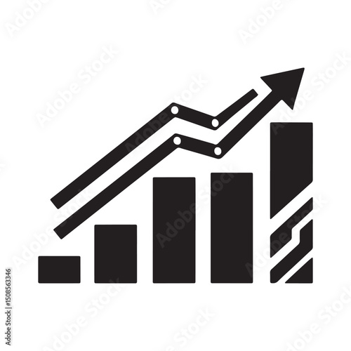 Cyberpunk Dividend Yield Illustration for Modern Finance Apparel