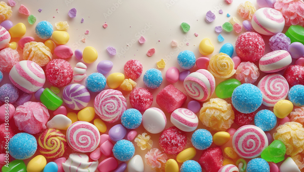Fototapeta premium Colorful Candy Background