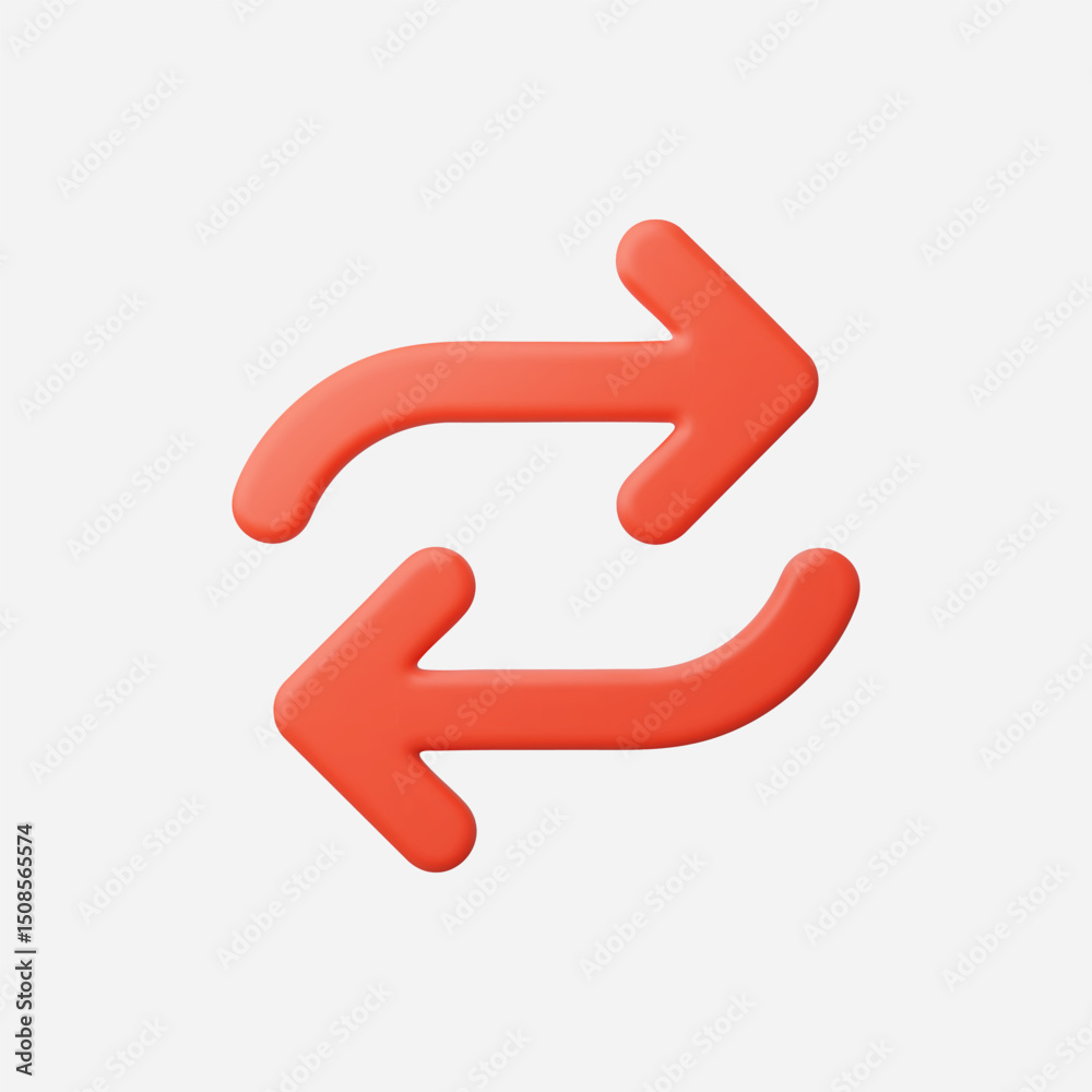 3d Realistic Transfer icon vector Illustration 3d Realistic Transfer icon vector Illustration