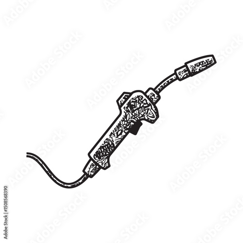 Unique Welding Torch Graffiti Art for Apparel and Merchandise Pr