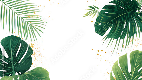 Minimal Tropical Wall Art Design