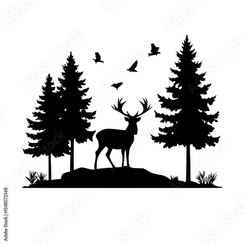deer in the forest
