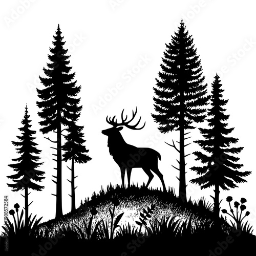deer in the forest
