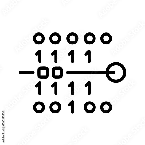 Homomorphic Encryption Icon Secure Data Processing and Privacy