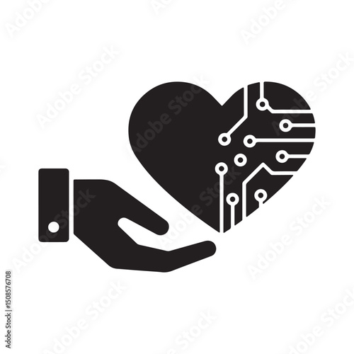 Cyberpunk Kindness, A Helping Hand Delivers Technological Heart