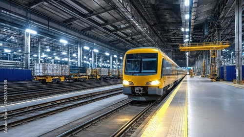Modern multimodal transport rail and road integration for efficient warehouse and industrial depot logistics