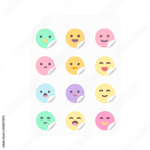Pastel Emoji Sticker Pack