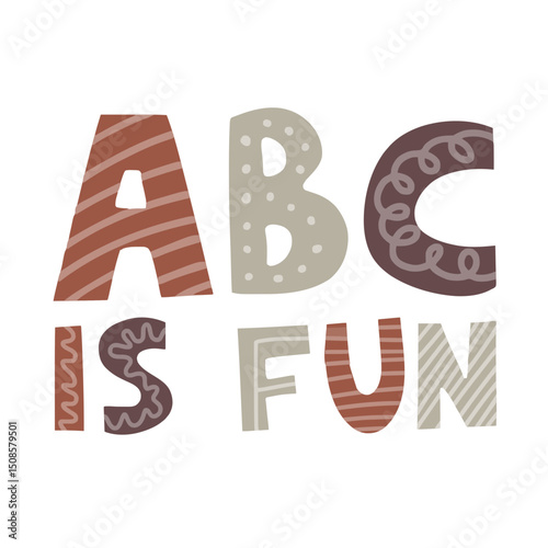 ABC Is Fun Typography