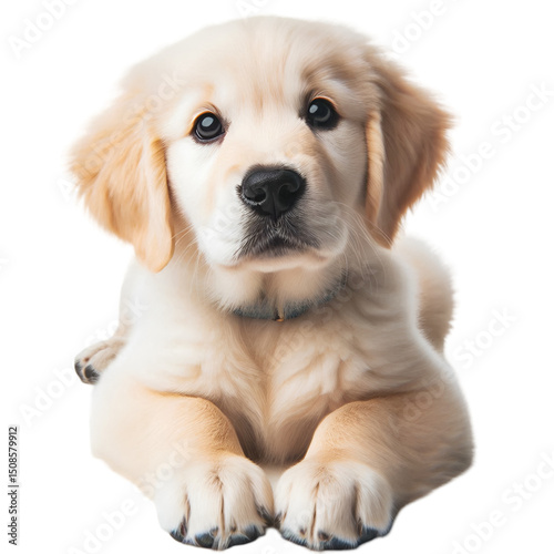 Golden retriever dog Transparent Background