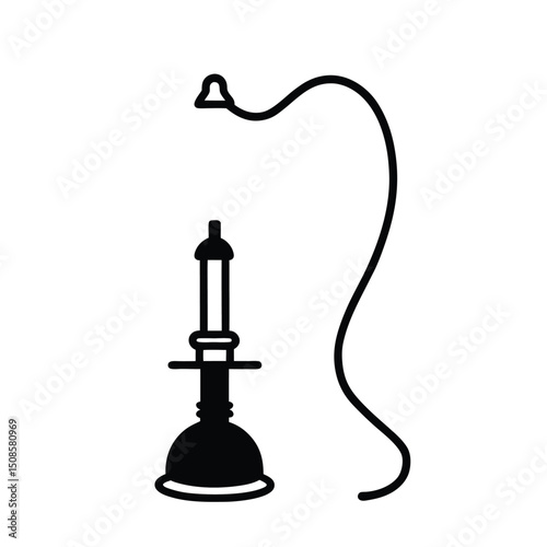 black chess piece