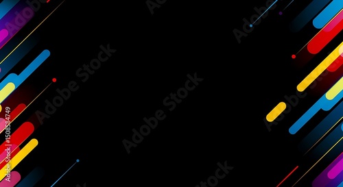 abstract background with colorful lines