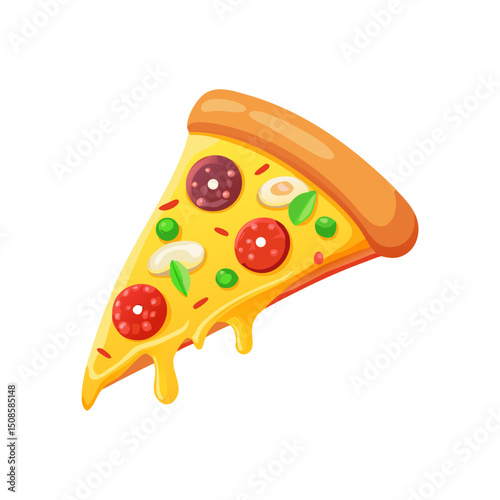 Delicious Pizza Slice