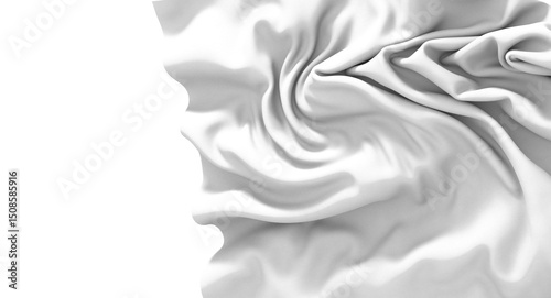 Abstract White Fabric