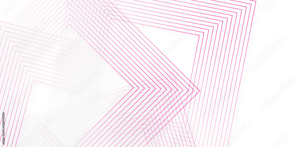 Abstract pink and white neon geometric light technology digital hi tech concept background. Vector illustration abstract graphic design banner pattern presentation background web template.