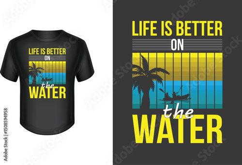 Summer t-shirt design.