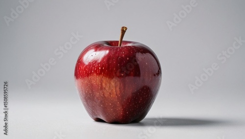 Fresh wax apple isolated white background studio