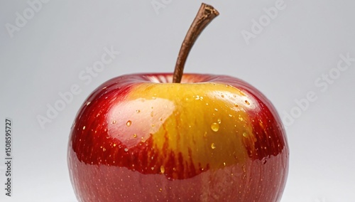 Fresh wax apple isolated white background studio