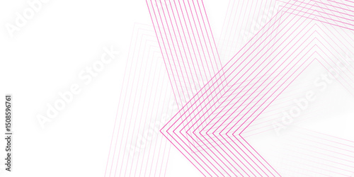 Abstract pink and white neon geometric light technology digital hi tech concept background. Vector illustration abstract graphic design banner pattern presentation background web template.