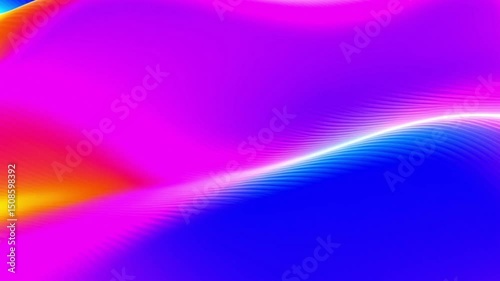 Neon Pink Cyan Purple Fluid Waves — Seamless Abstract Gradient Motion
