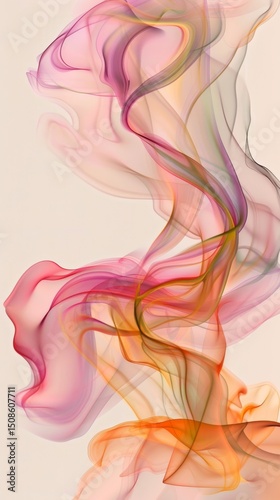 Abstract Liquid Flow Background with Pastel Colors – Soft and Modern Fluid Art Design for Branding and Digital Projects