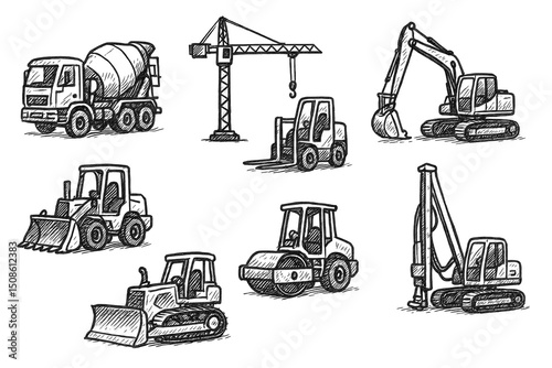 Construction Machinery Icons