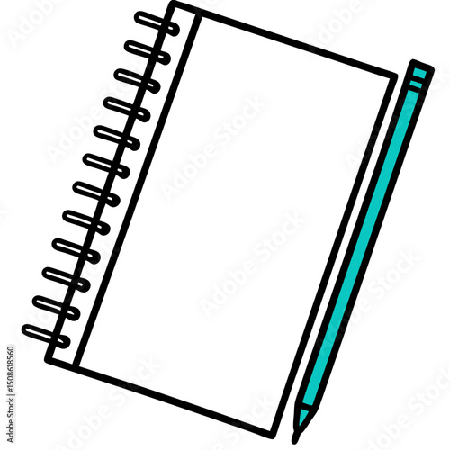 notebook and pen