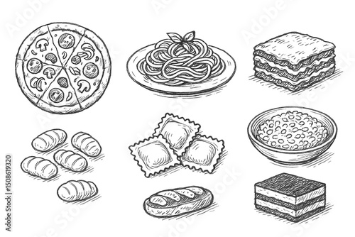 Italian Cuisine Icons