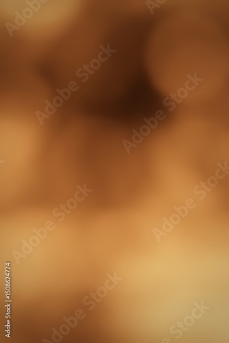 Blurred caramel dreams, soft shades of umber in a bokeh abstract