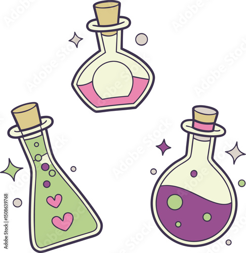 vector illustration of a bottle of wine
