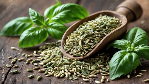 Raw Basil Seed, Herb, Aids Digestion As A Laxative