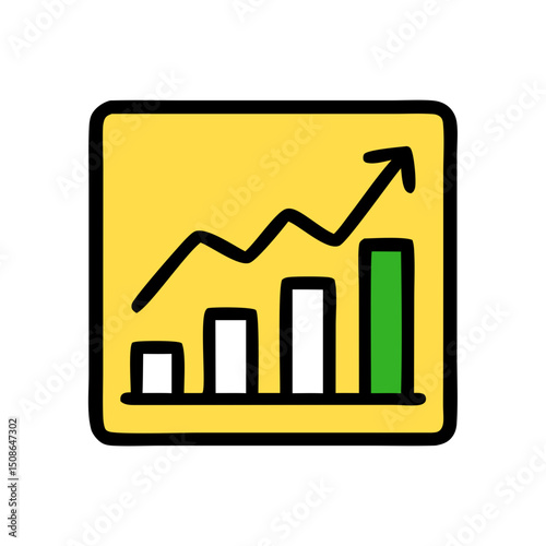 Inflation icon. Finance, banking, investments, money, commercial real estate concepts.