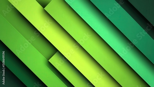 Abstract Green Diagonal Design Background