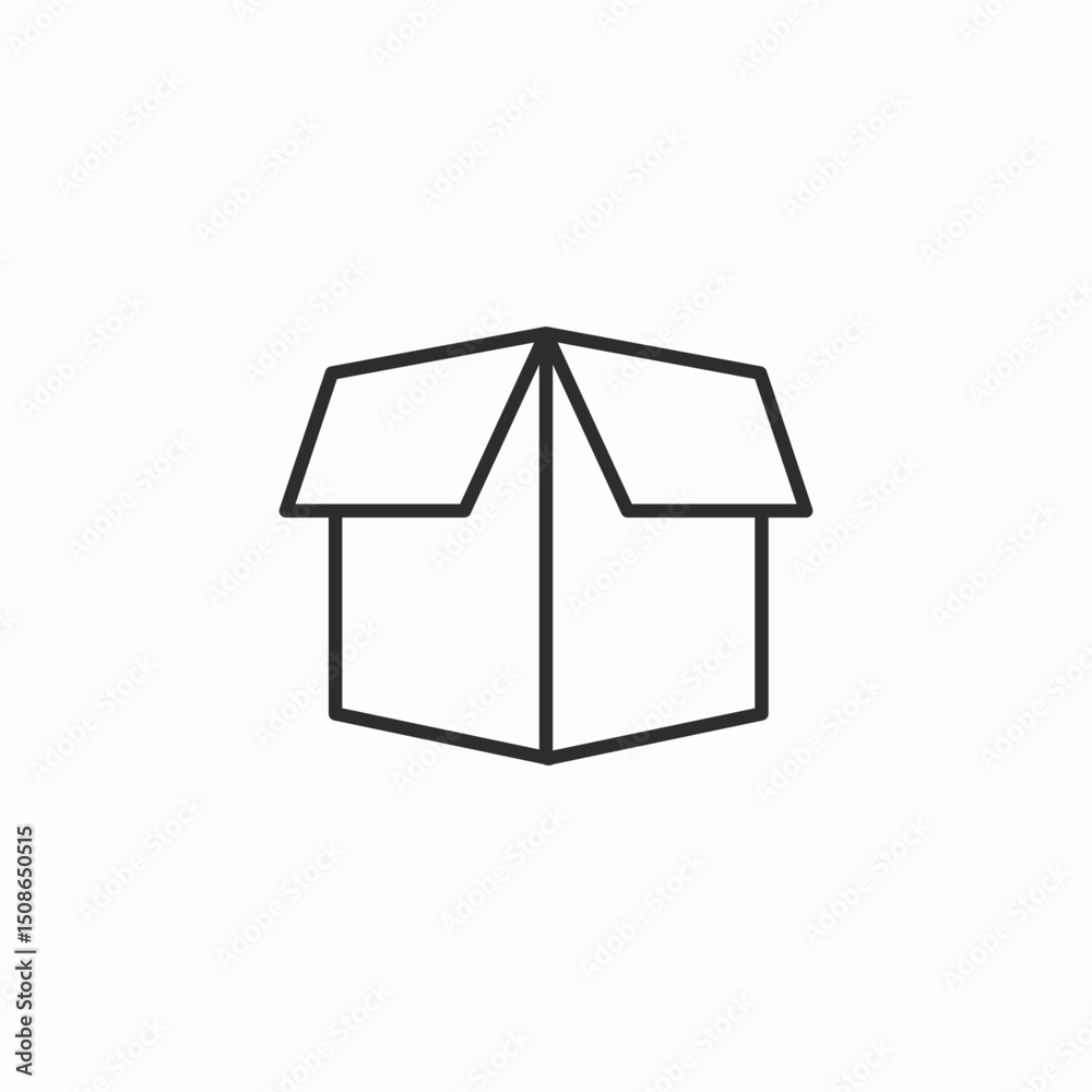 delivery pack open icon sign vector delivery pack open icon sign vector