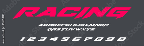 Racing lettering vector graphic apparel clothing prints eps svg png. Typography Fonts graphics designs posters stickers. Download it Now in high resolution format and print it in any size	