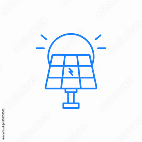 solar energy icon sign vector