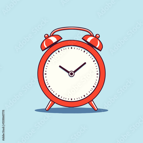 alarm clock vector illustration