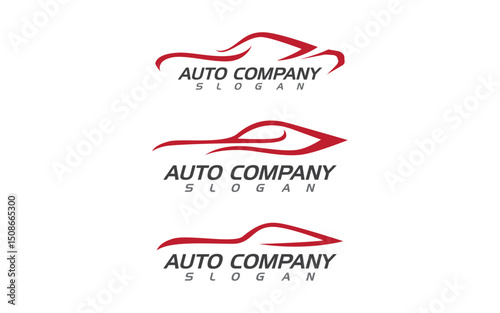 Auto car  icon design Logo vector illustration design template v.12