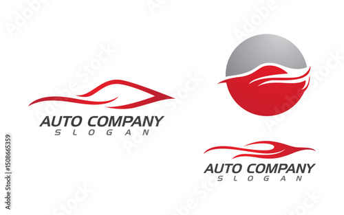 Auto car  icon design Logo vector illustration design template v.15