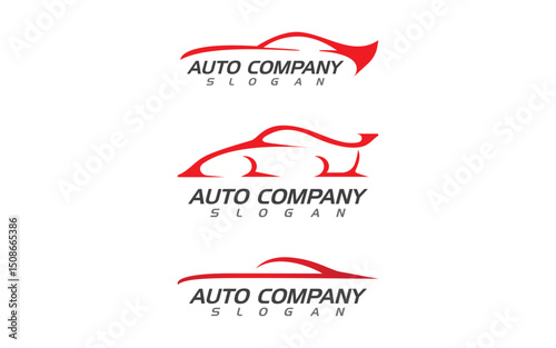 Auto car  icon design Logo vector illustration design template v.14