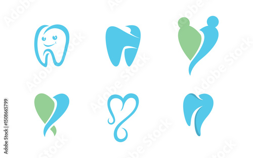 Dental Medical Care Logo icon vector design template vv.83
