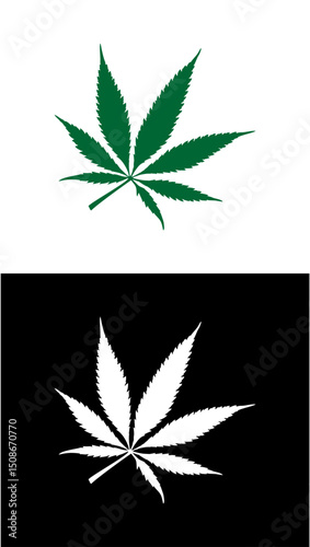 cannabis leaf vector illustration