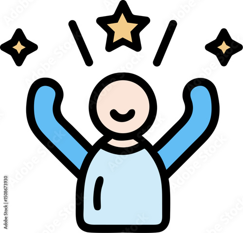 Enthusiastic icon