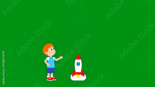 funny cartoon rocket