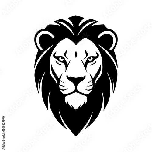 Lion head vector illustration
