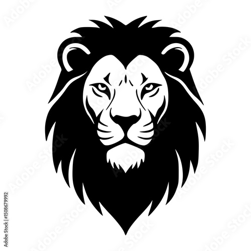Lion head vector illustration