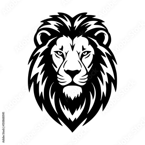 Lion head vector illustration